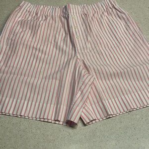J. Crew Cotton poplin long boxer short in stripe